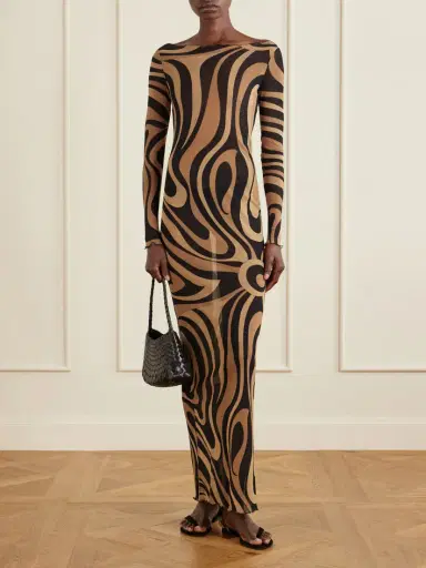 PUCCI Printed Mesh Maxi Dress | Thumbnail 2 PUCCI Printed Mesh Maxi Dress | Thumbnail 2