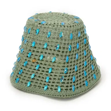 Lele Sadoughi HIGH TIDE MAYA BUCKET HAT | Thumbnail 1 Lele Sadoughi HIGH TIDE MAYA BUCKET HAT | Thumbnail 1