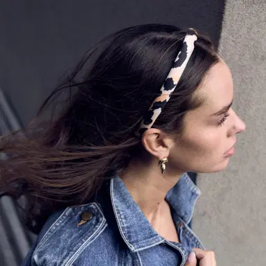 Lele Sadoughi LEOPARD GIGI SILK HEADBAND | Thumbnail 2 Lele Sadoughi LEOPARD GIGI SILK HEADBAND | Thumbnail 2