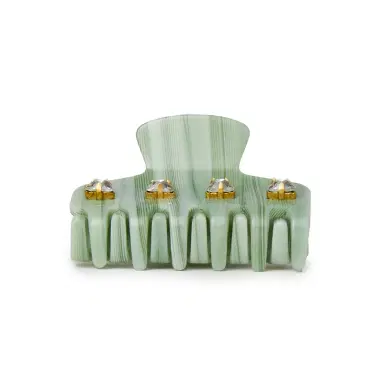 Lele Sadoughi SAGE MINI CRYSTAL CLAW CLIP | Thumbnail 4 Lele Sadoughi SAGE MINI CRYSTAL CLAW CLIP | Thumbnail 4