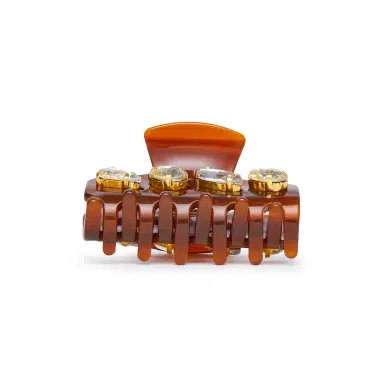 Lele Sadoughi TORTOISE MINI CRYSTAL CLAW CLIP | Thumbnail 4 Lele Sadoughi TORTOISE MINI CRYSTAL CLAW CLIP | Thumbnail 4