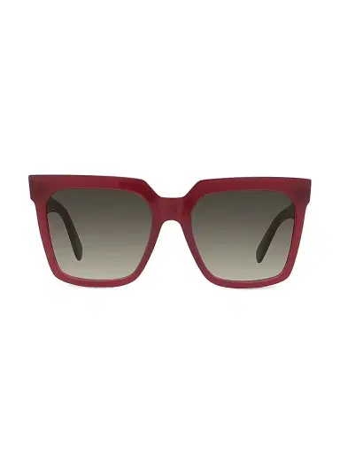 CELINE Women's 55MM Oversized Square Sunglasses - Shiny Bordeaux | Thumbnail 2 CELINE Women's 55MM Oversized Square Sunglasses - Shiny Bordeaux | Thumbnail 2