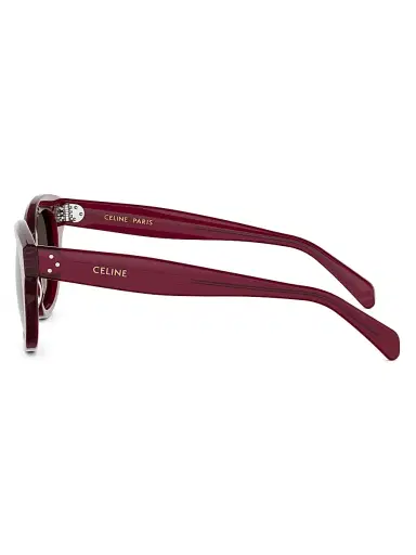 CELINE Women's 3 DOTS 50MM Round Sunglasses - Bordeaux Brown | Thumbnail 3 CELINE Women's 3 DOTS 50MM Round Sunglasses - Bordeaux Brown | Thumbnail 3