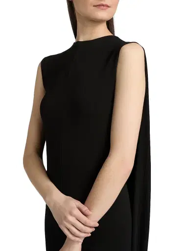 Alexander Wang Women's Draped-Back Fitted Minidress - Black - Size Large | Thumbnail 6 Alexander Wang Women's Draped-Back Fitted Minidress - Black - Size Large | Thumbnail 6