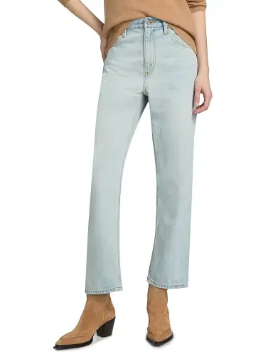 RE/DONE Women's The Ollie Straight-Leg Jeans - Solana Blue - Size 32 | Thumbnail 3 RE/DONE Women's The Ollie Straight-Leg Jeans - Solana Blue - Size 32 | Thumbnail 3