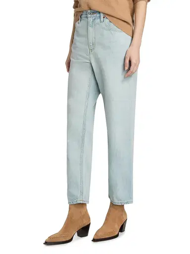 RE/DONE Women's The Ollie Straight-Leg Jeans - Solana Blue - Size 32 | Thumbnail 4 RE/DONE Women's The Ollie Straight-Leg Jeans - Solana Blue - Size 32 | Thumbnail 4