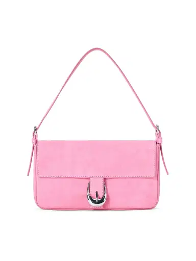 Staud Women's Harlow Leather Baguette - Orchid | Thumbnail 1 Staud Women's Harlow Leather Baguette - Orchid | Thumbnail 1