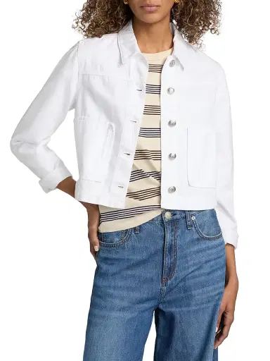 rag & bone Women's Adrianna Featherweight Denim Jacket | Thumbnail 3 rag & bone Women's Adrianna Featherweight Denim Jacket | Thumbnail 3