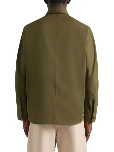 Givenchy Men's Couture Seam Overshirt in Cotton Patch - Khaki | Thumbnail 2 Givenchy Men's Couture Seam Overshirt in Cotton Patch - Khaki | Thumbnail 2