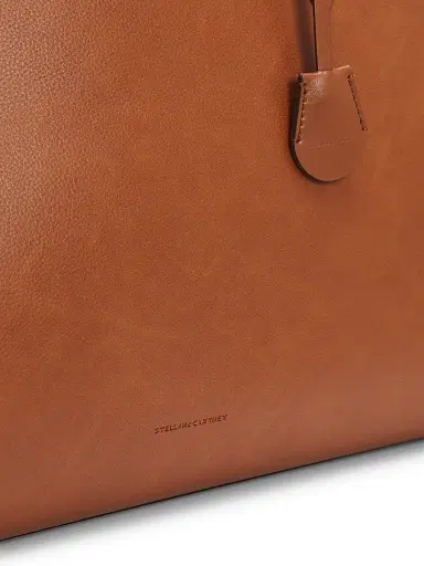 Stella McCartney Women's Ryder Embossed Faux-Leather Weekender Bag - Brandy | Thumbnail 5 Stella McCartney Women's Ryder Embossed Faux-Leather Weekender Bag - Brandy | Thumbnail 5