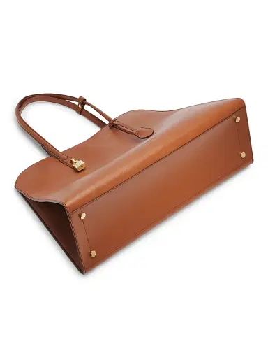 Stella McCartney Women's Ryder Embossed Faux-Leather Weekender Bag - Brandy | Thumbnail 6 Stella McCartney Women's Ryder Embossed Faux-Leather Weekender Bag - Brandy | Thumbnail 6