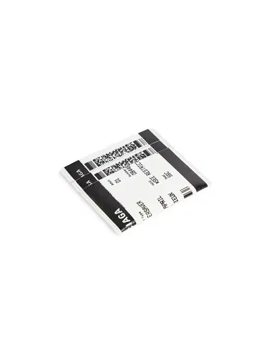 Balenciaga Men's Passport Boarding Card Holder - Black White | Thumbnail 2 Balenciaga Men's Passport Boarding Card Holder - Black White | Thumbnail 2