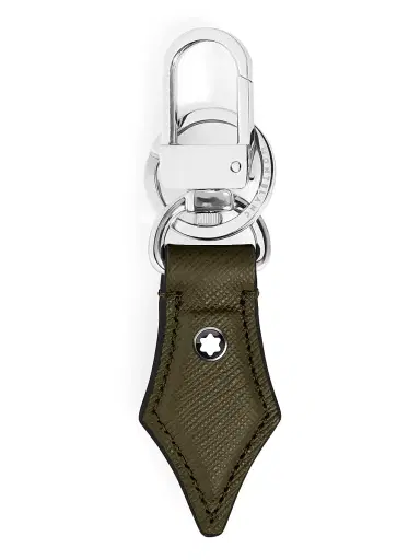 Montblanc Men's Sartorial Leather Nib Key Holder - Green | Thumbnail 1 Montblanc Men's Sartorial Leather Nib Key Holder - Green | Thumbnail 1