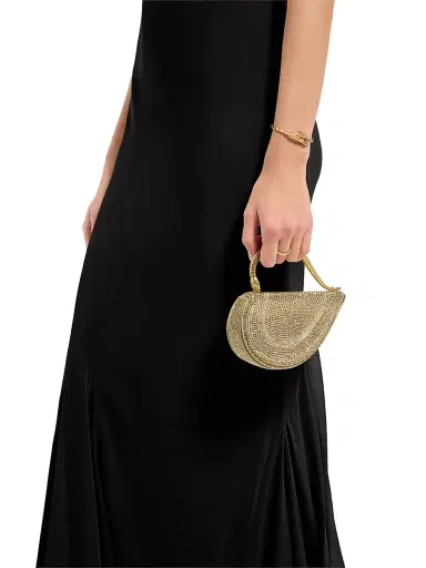 BVLGARI Women's Serpenti Crystal-Embellished Leather Top Handle Bag - Gold | Thumbnail 2 BVLGARI Women's Serpenti Crystal-Embellished Leather Top Handle Bag - Gold | Thumbnail 2