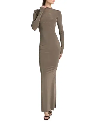 Rick Owens Women's Temple Seamed Gown - Dust - Size 2 | Thumbnail 3 Rick Owens Women's Temple Seamed Gown - Dust - Size 2 | Thumbnail 3