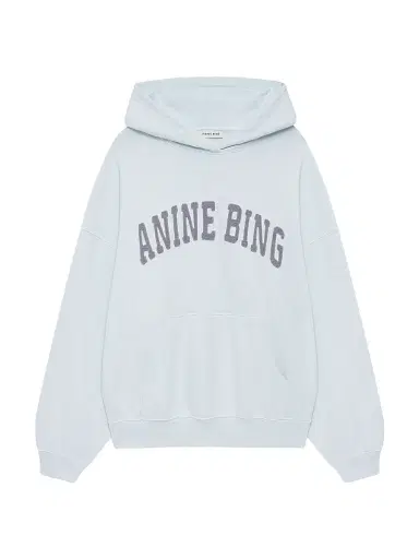 Anine Bing Women's Harvey Logo Hoodie - Green | Thumbnail 1 Anine Bing Women's Harvey Logo Hoodie - Green | Thumbnail 1
