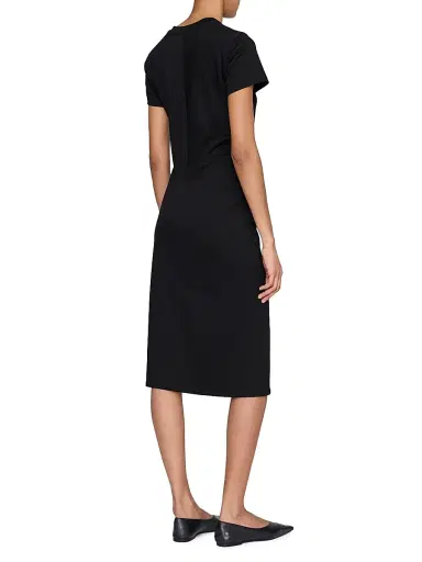 Anine Bing Women's Vida Ruched Midi-Dress | Thumbnail 3 Anine Bing Women's Vida Ruched Midi-Dress | Thumbnail 3