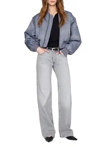 Anine Bing Women's Moni Johnny Collar Polo Sweater | Thumbnail 2 Anine Bing Women's Moni Johnny Collar Polo Sweater | Thumbnail 2