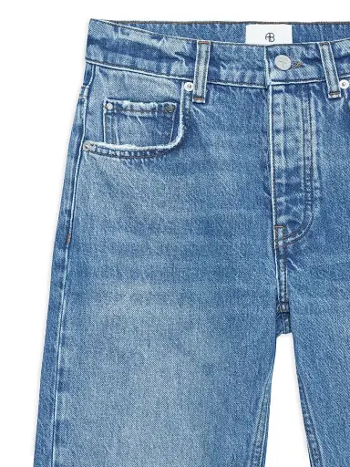 Anine Bing Women's Kate Straight-Fit Jeans - Washed Blue - Size 32 | Thumbnail 7 Anine Bing Women's Kate Straight-Fit Jeans - Washed Blue - Size 32 | Thumbnail 7