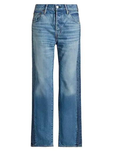 Moussy Vintage Women's Clermont Straight-Leg Jeans - Light Blue | Thumbnail 1 Moussy Vintage Women's Clermont Straight-Leg Jeans - Light Blue | Thumbnail 1