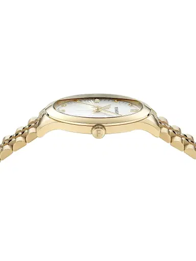 FERRAGAMO Men's Ren Diamond & Goldtone Ion-Plated Stainless Steel Bracelet Watch/40MM - Gold | Thumbnail 3 FERRAGAMO Men's Ren Diamond & Goldtone Ion-Plated Stainless Steel Bracelet Watch/40MM - Gold | Thumbnail 3