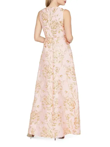 Kay Unger Women's Bennet Walk Thru Jumpsuit - Blush | Thumbnail 4 Kay Unger Women's Bennet Walk Thru Jumpsuit - Blush | Thumbnail 4