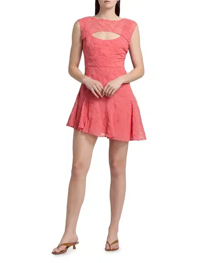 AMUR Women's Quartz Asymmetric A-Line Minidress - Aurelia | Thumbnail 2 AMUR Women's Quartz Asymmetric A-Line Minidress - Aurelia | Thumbnail 2