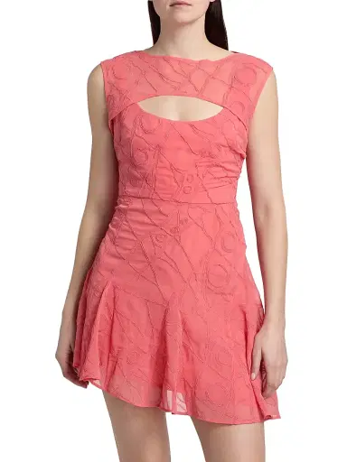 AMUR Women's Quartz Asymmetric A-Line Minidress - Aurelia | Thumbnail 3 AMUR Women's Quartz Asymmetric A-Line Minidress - Aurelia | Thumbnail 3