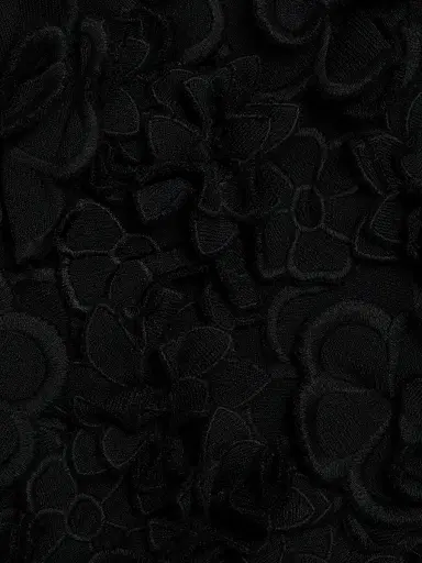 Altuzarra Women's Sigourney Floral Appliqué Top - Black | Thumbnail 7 Altuzarra Women's Sigourney Floral Appliqué Top - Black | Thumbnail 7