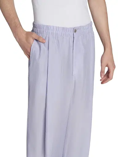Giorgio Armani Men's Cotton Poplin Trousers - Solid Light - Size 44 | Thumbnail 6 Giorgio Armani Men's Cotton Poplin Trousers - Solid Light - Size 44 | Thumbnail 6