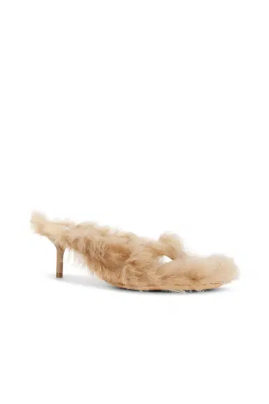 Acne Studios Beverly Shearling Kitten Sandal | Thumbnail 2 Acne Studios Beverly Shearling Kitten Sandal | Thumbnail 2