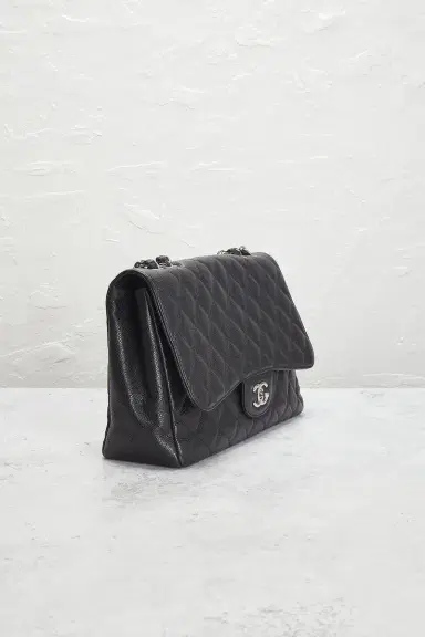 chanel Chanel Caviar Jumbo Classic Double Flap Bag | Thumbnail 4 chanel Chanel Caviar Jumbo Classic Double Flap Bag | Thumbnail 4
