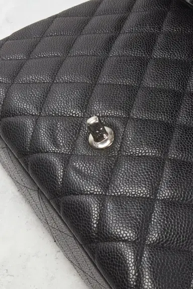 chanel Chanel Caviar Jumbo Classic Double Flap Bag | Thumbnail 8 chanel Chanel Caviar Jumbo Classic Double Flap Bag | Thumbnail 8