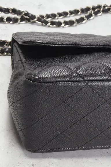 chanel Chanel Caviar Jumbo Classic Double Flap Bag | Thumbnail 9 chanel Chanel Caviar Jumbo Classic Double Flap Bag | Thumbnail 9