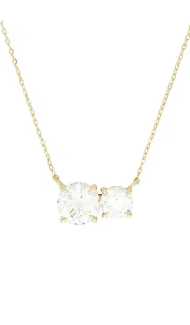 Shashi Double Solitaire Necklace | Thumbnail 2 Shashi Double Solitaire Necklace | Thumbnail 2