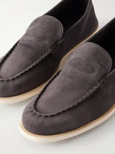 John Lobb Pace Suede Loafers - Men | Thumbnail 5 John Lobb Pace Suede Loafers - Men | Thumbnail 5