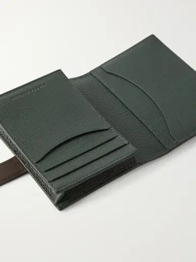 dunhill Alfred Business Card Case Patina-Leather Cardholder - Men | Thumbnail 4 dunhill Alfred Business Card Case Patina-Leather Cardholder - Men | Thumbnail 4