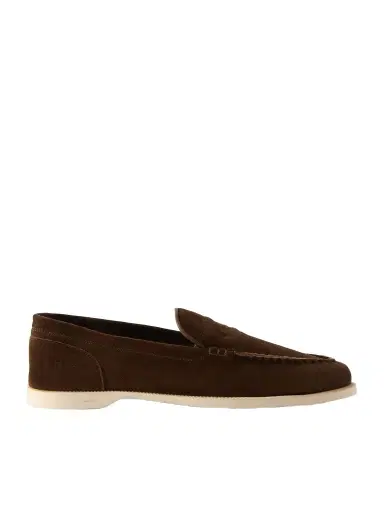 John Lobb Pace Suede Loafers - Men | Thumbnail 1 John Lobb Pace Suede Loafers - Men | Thumbnail 1