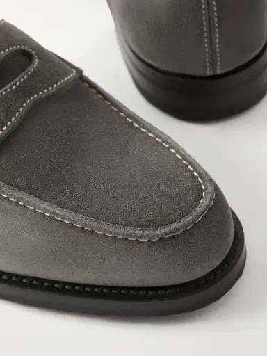 John Lobb Lopez Suede Penny Loafers - Men | Thumbnail 5 John Lobb Lopez Suede Penny Loafers - Men | Thumbnail 5