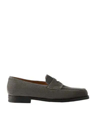 John Lobb Lopez Suede Penny Loafers - Men | Thumbnail 1 John Lobb Lopez Suede Penny Loafers - Men | Thumbnail 1