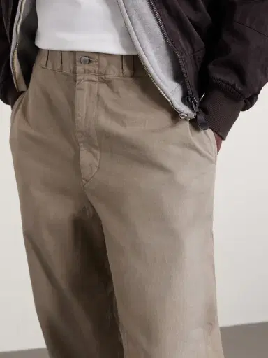 A.PRESSE Wide-Leg Cotton-Twill Trousers - Men | Thumbnail 5 A.PRESSE Wide-Leg Cotton-Twill Trousers - Men | Thumbnail 5