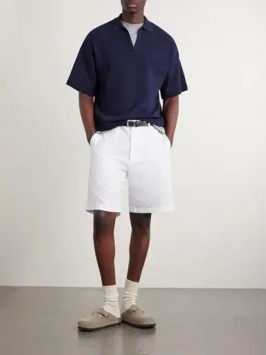 Blue Blue Japan Knitted Polo Shirt - Men | Thumbnail 2 Blue Blue Japan Knitted Polo Shirt - Men | Thumbnail 2