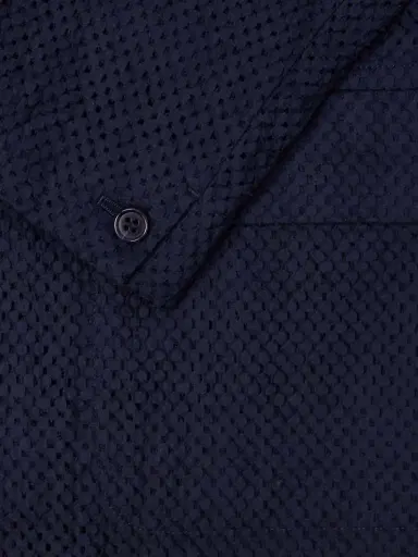 Blue Blue Japan Textured Cotton Suit Jacket - Men | Thumbnail 6 Blue Blue Japan Textured Cotton Suit Jacket - Men | Thumbnail 6