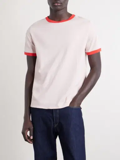 A.P.C. Jules Organic Cotton and Linen-Blend T-Shirt - Men | Thumbnail 3 A.P.C. Jules Organic Cotton and Linen-Blend T-Shirt - Men | Thumbnail 3