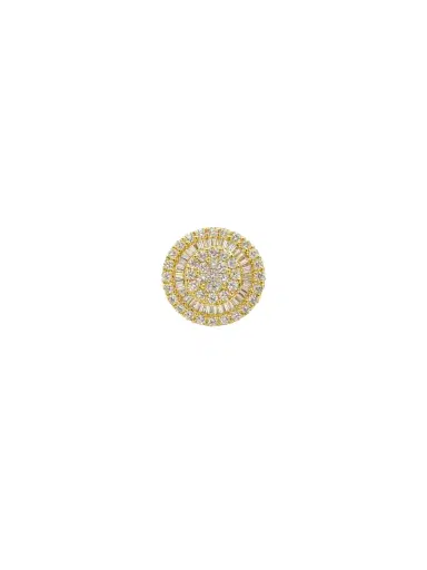 Wish Fine Jewelry 0.73ct Diamond 18K Gold Halo Ring | Thumbnail 1 Wish Fine Jewelry 0.73ct Diamond 18K Gold Halo Ring | Thumbnail 1