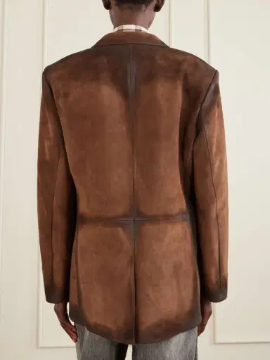 Acne Studios Distressed Suede Blazer | Thumbnail 4 Acne Studios Distressed Suede Blazer | Thumbnail 4