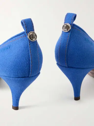 Versace Tina 65 Denim Pumps | Thumbnail 5 Versace Tina 65 Denim Pumps | Thumbnail 5