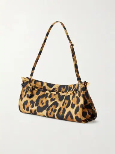 Alaïa Le Click Medium Leopard-print Satin Shoulder Bag | Thumbnail 3 Alaïa Le Click Medium Leopard-print Satin Shoulder Bag | Thumbnail 3