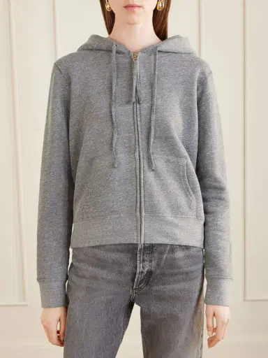 Nili Lotan Callie Hooded Jersey Zip-up Sweater | Thumbnail 3 Nili Lotan Callie Hooded Jersey Zip-up Sweater | Thumbnail 3