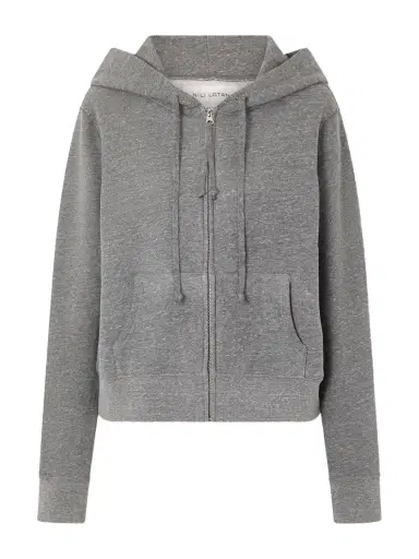 Nili Lotan Callie Hooded Jersey Zip-up Sweater | Thumbnail 1 Nili Lotan Callie Hooded Jersey Zip-up Sweater | Thumbnail 1